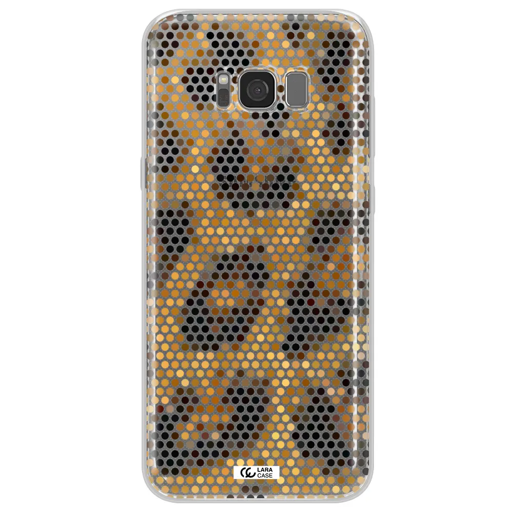Leopard Dots Samsung S8 Plus Clear TPU Case