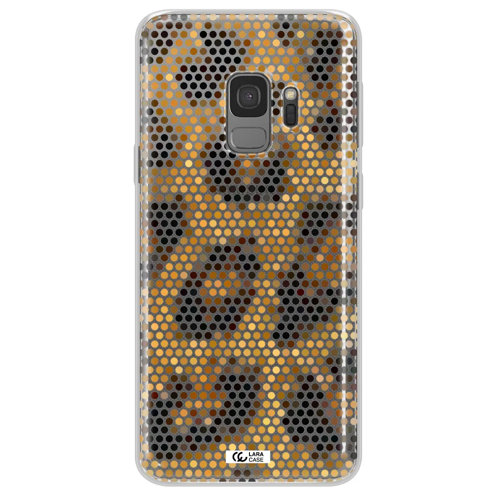 Leopard Dots Samsung S9 Clear TPU Case