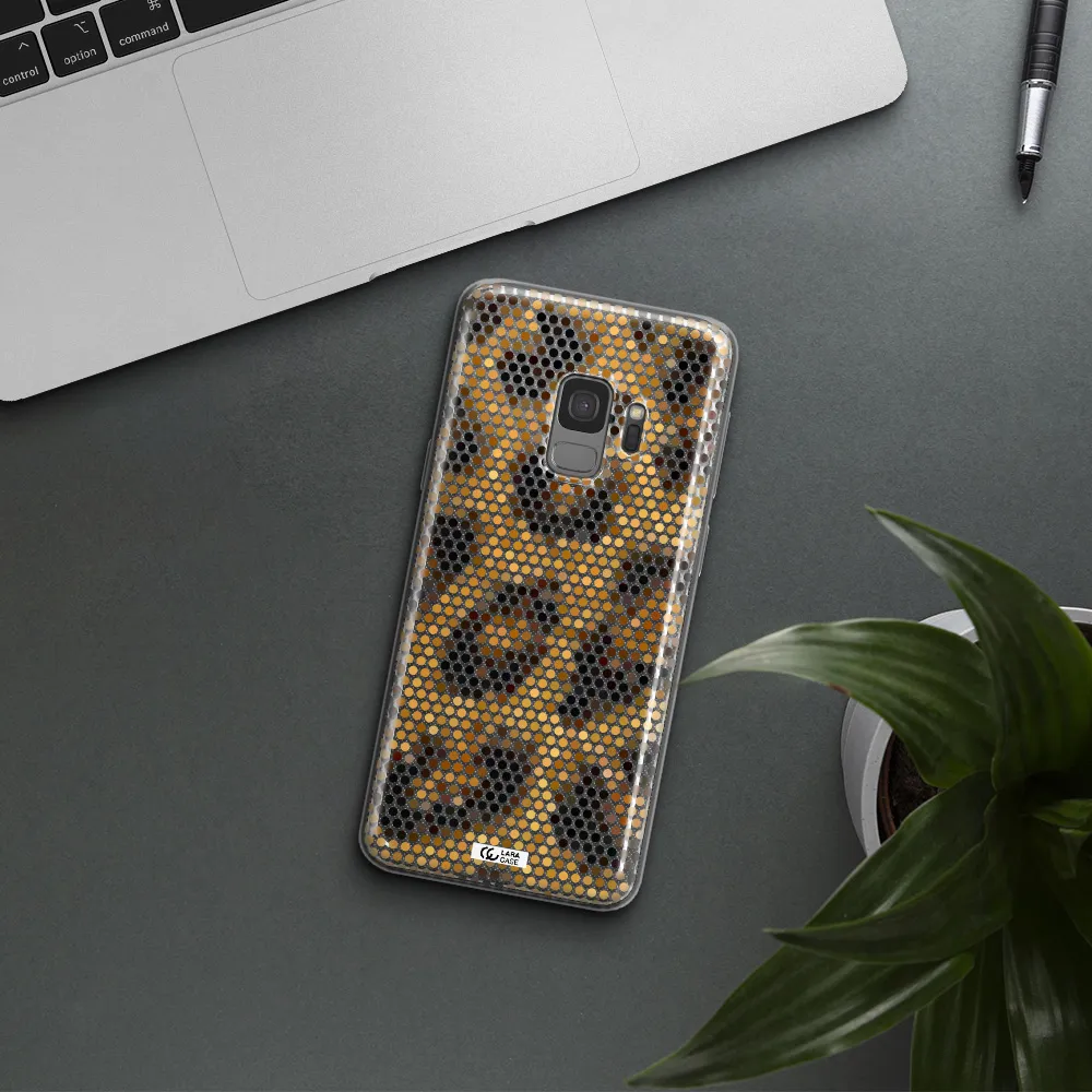 Leopard Dots Samsung S9 Clear TPU Case