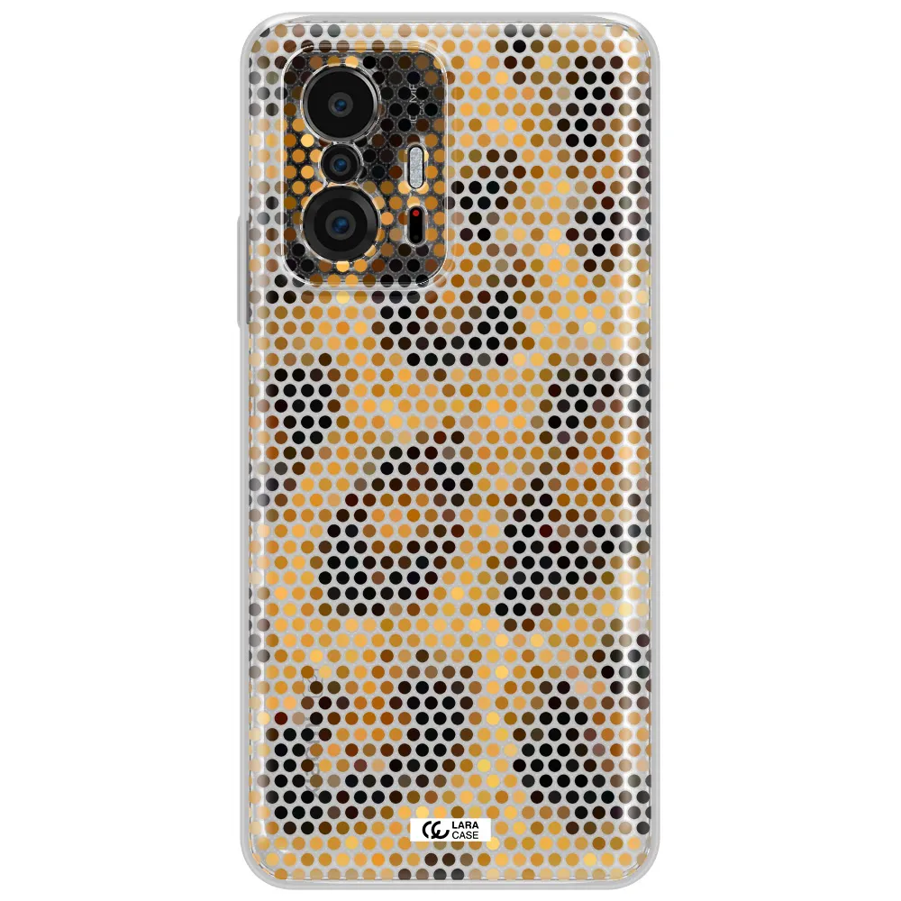 Leopard Dots Xiaomi 11T Clear Tpu Case