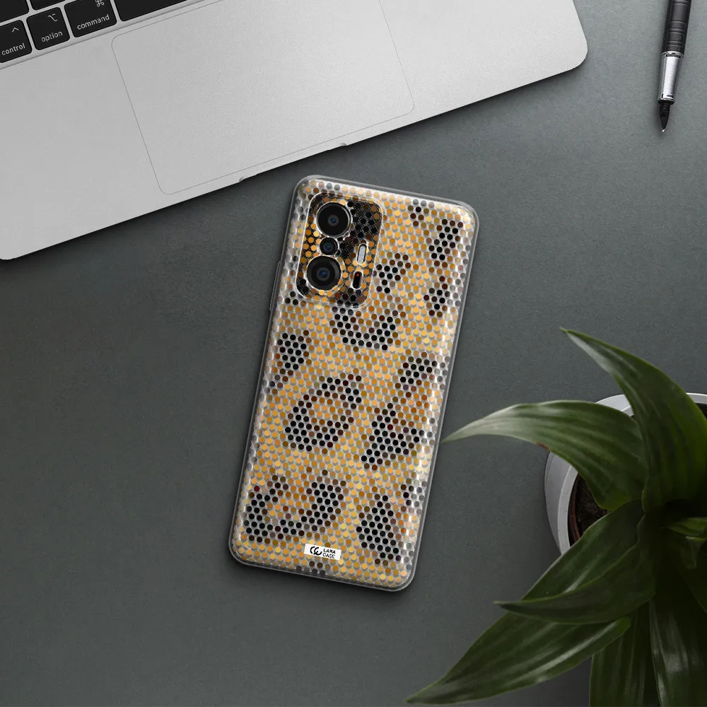 Leopard Dots Xiaomi 11T Clear Tpu Case