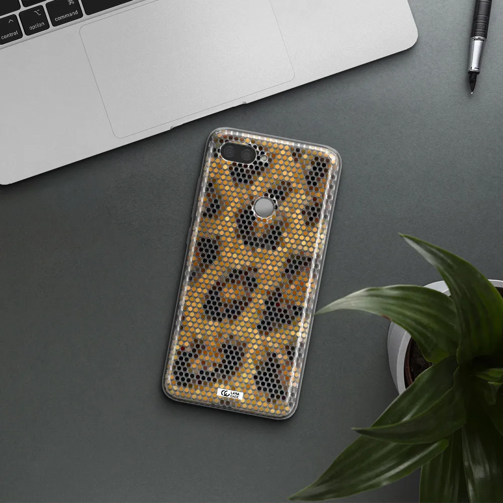 Leopard Dots Xiaomi Mi 8 Lite Clear TPU Case