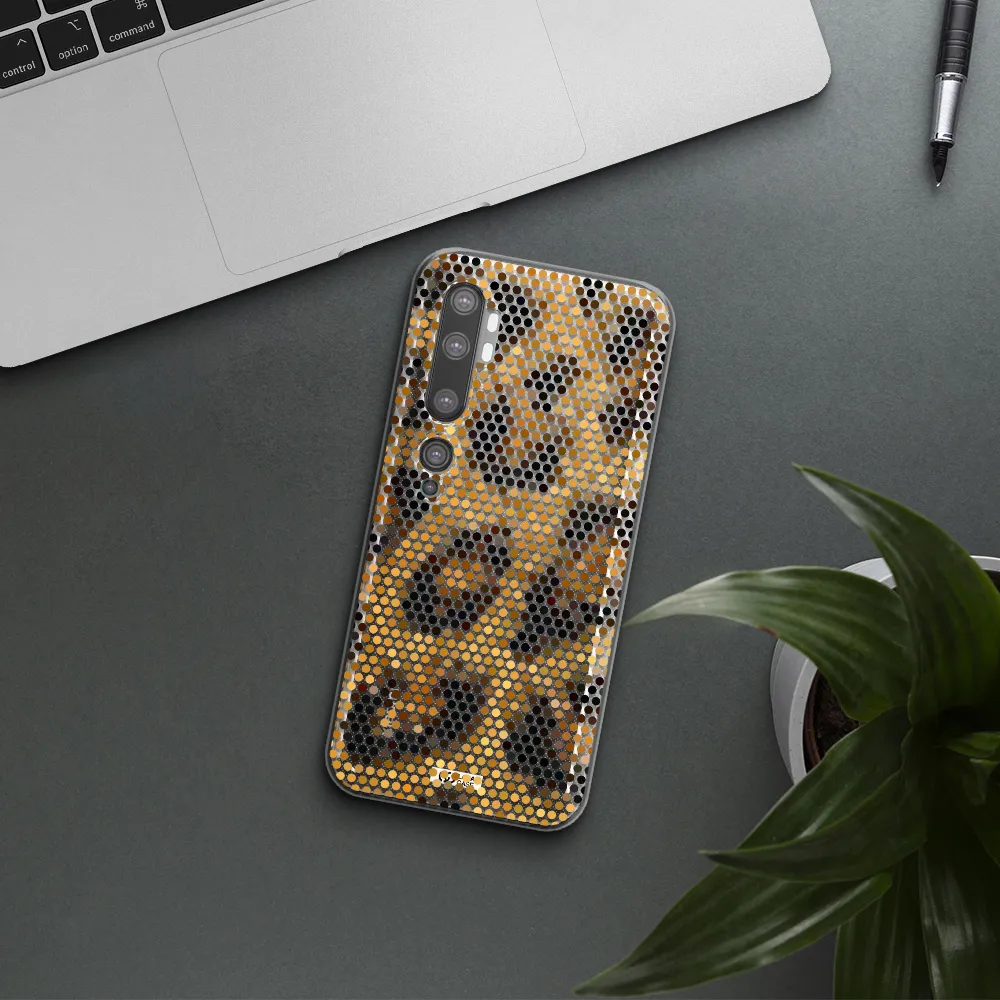 Leopard Dots Xiaomi Mi Note 10 Clear TPU Case