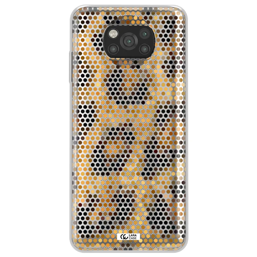 Leopard Dots Xiaomi Poco X3 Clear TPU Case
