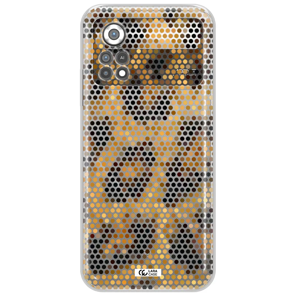 Leopard Dots Xiaomi Poco X4 Pro Clear TPU Case