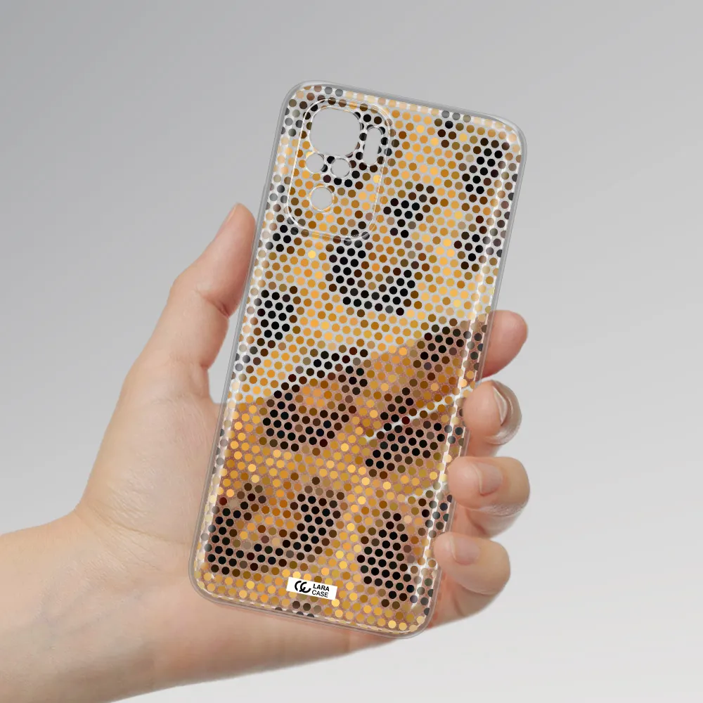 Leopard Dots Xiaomi Redmi Note 10S Clear Tpu Case