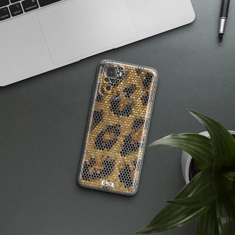 Leopard Dots Xiaomi Redmi Note 10S Clear Tpu Case