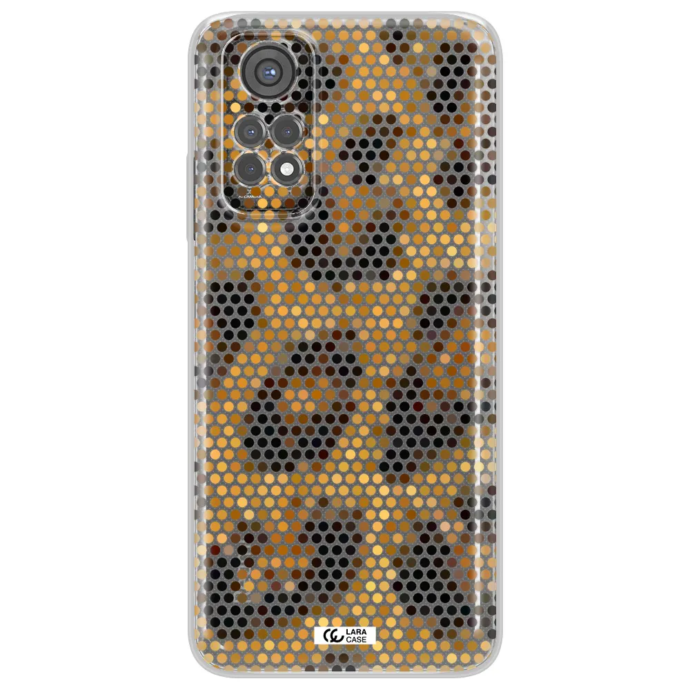 Leopard Dots Xiaomi Redmi Note 11S Clear Tpu Case