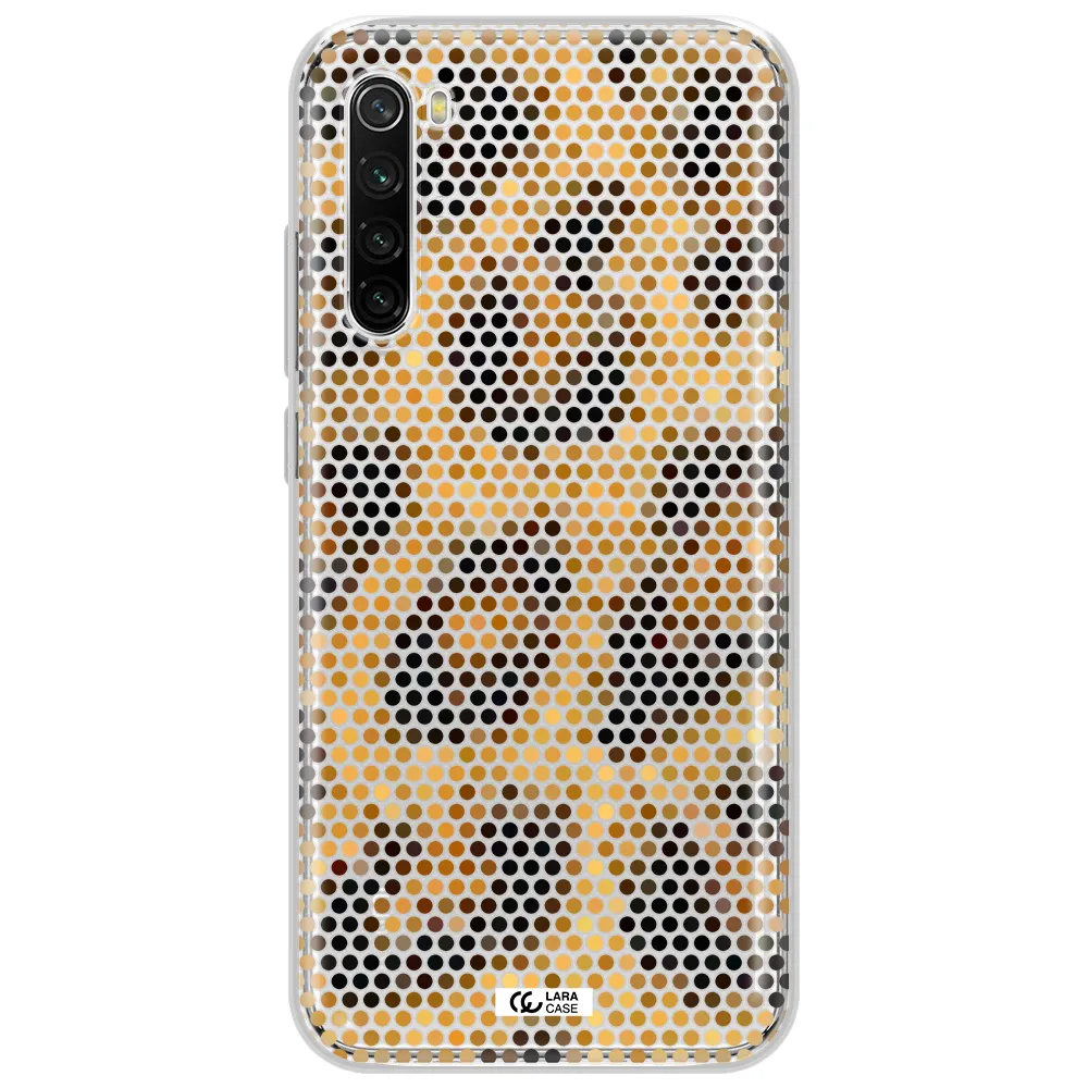 Leopard Dots Xiaomi Redmi Note 8T Clear Tpu Case
