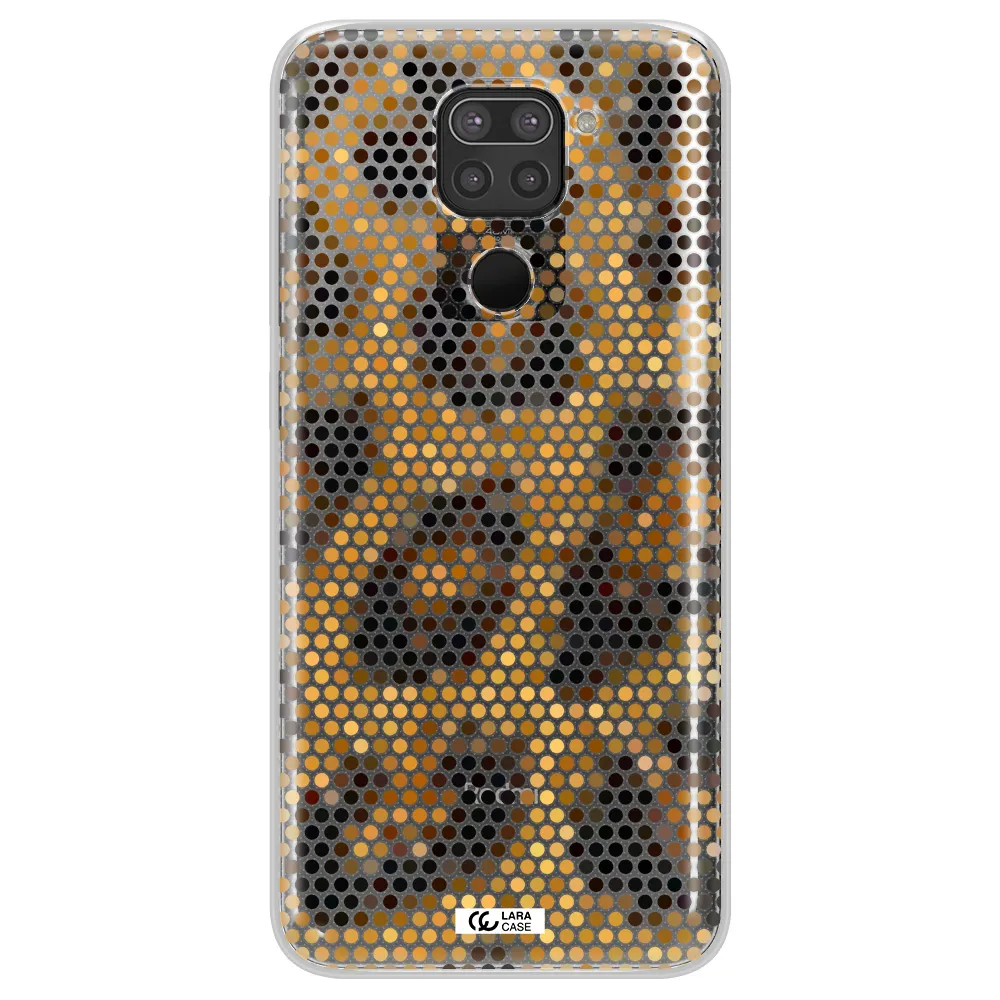 Leopard Dots Xiaomi Redmi Note 9 Clear TPU Case