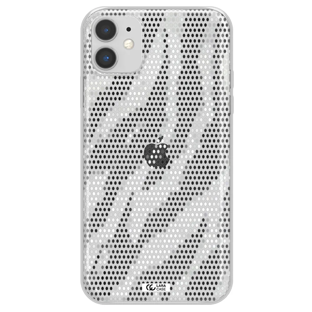 Zebra Dots Apple iPhone 11 Clear TPU Case