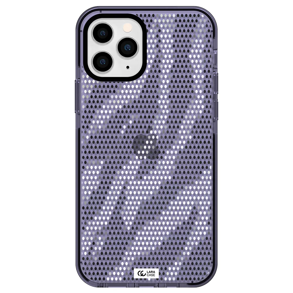 Zebra Dots Apple iPhone 11 pro impact Lilac Case
