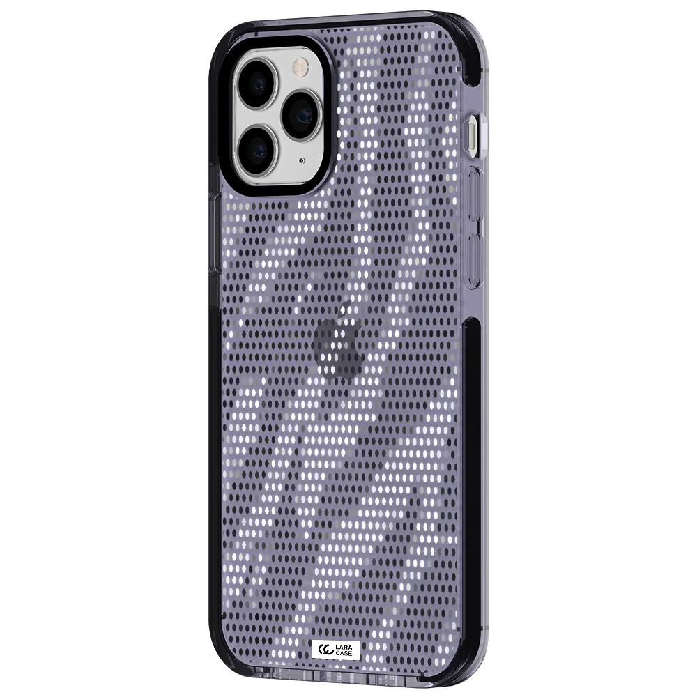Zebra Dots Apple iPhone 11 pro impact Lilac Case