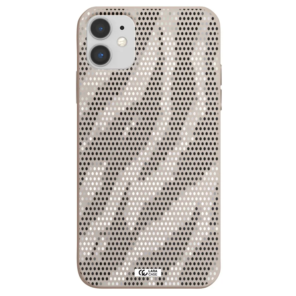 Zebra Dots Apple iPhone 11 Silicone Stone Case