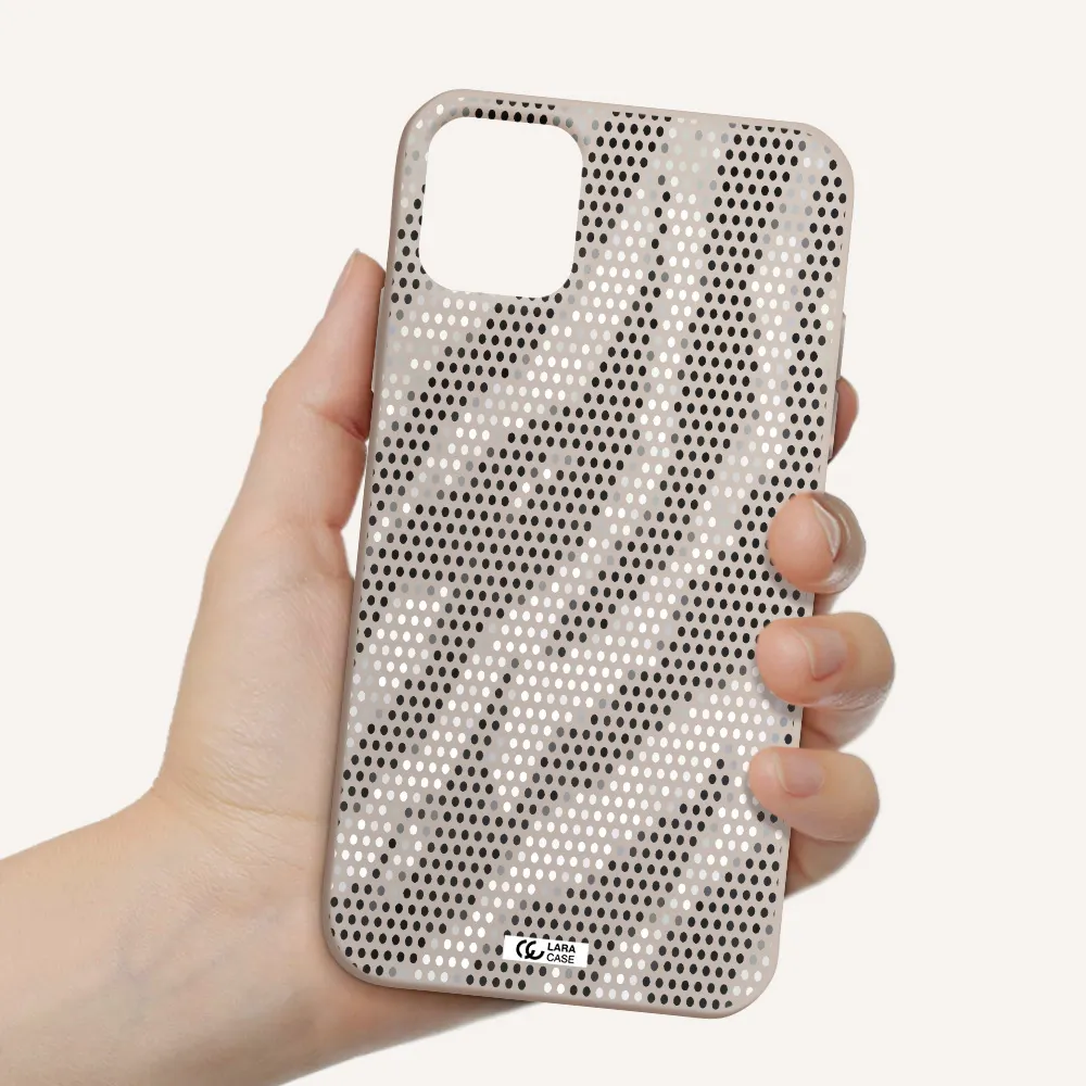 Zebra Dots Apple iPhone 11 Silicone Stone Case