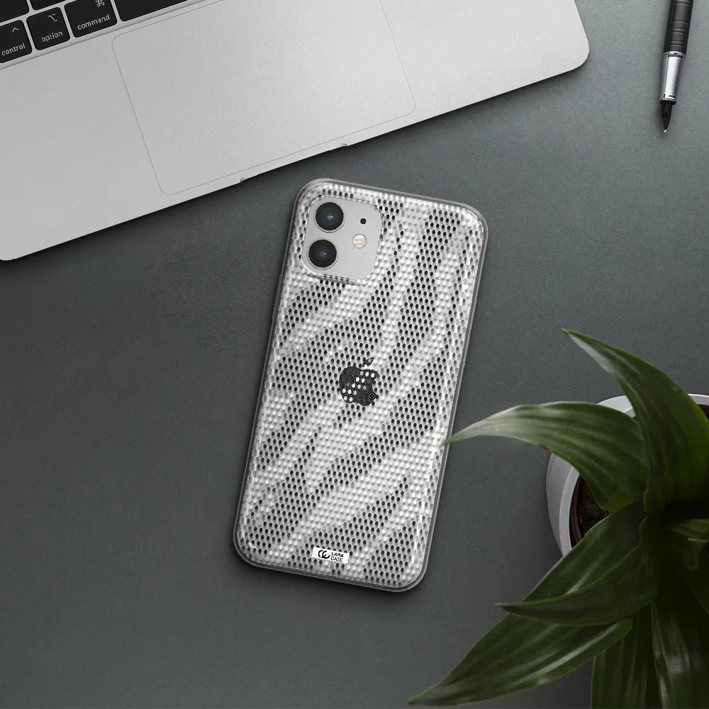 Zebra Dots Apple iPhone 12 Clear TPU Case