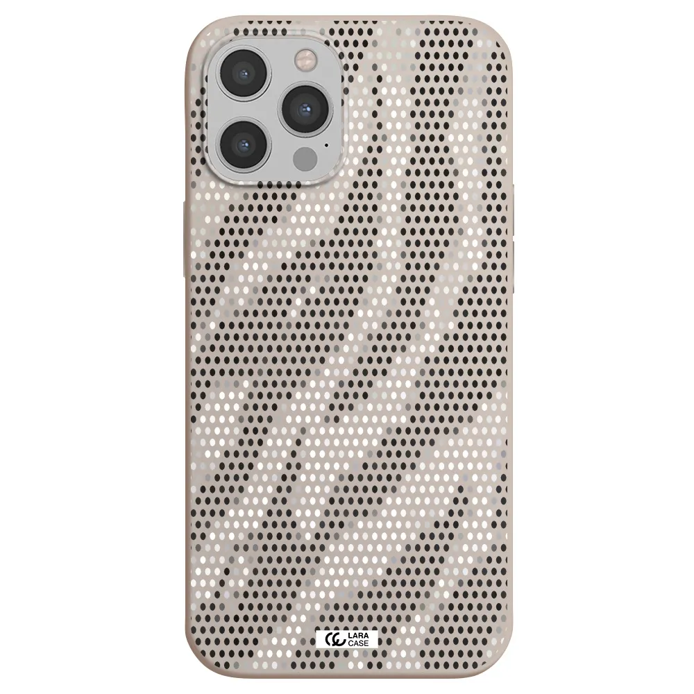Zebra Dots Apple iPhone 12 pro Silicone Stone Case