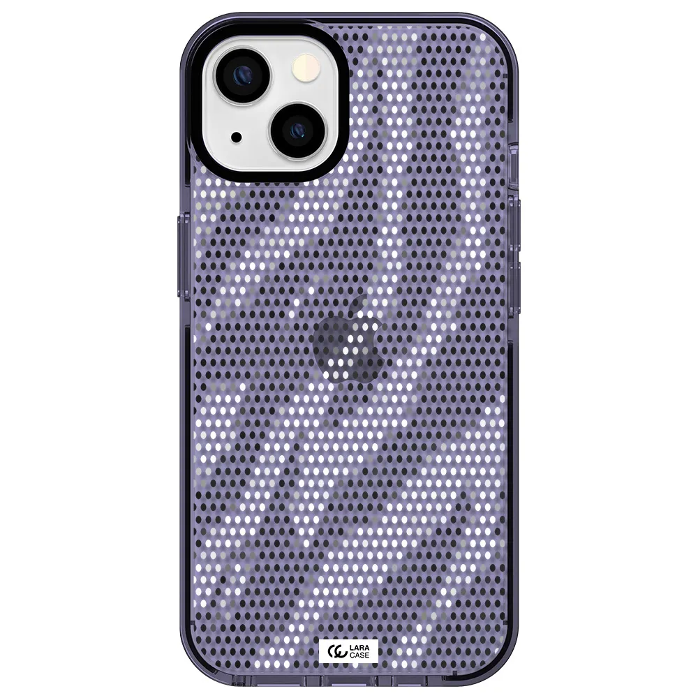 Zebra Dots Apple iPhone 13 impact Lilac Case