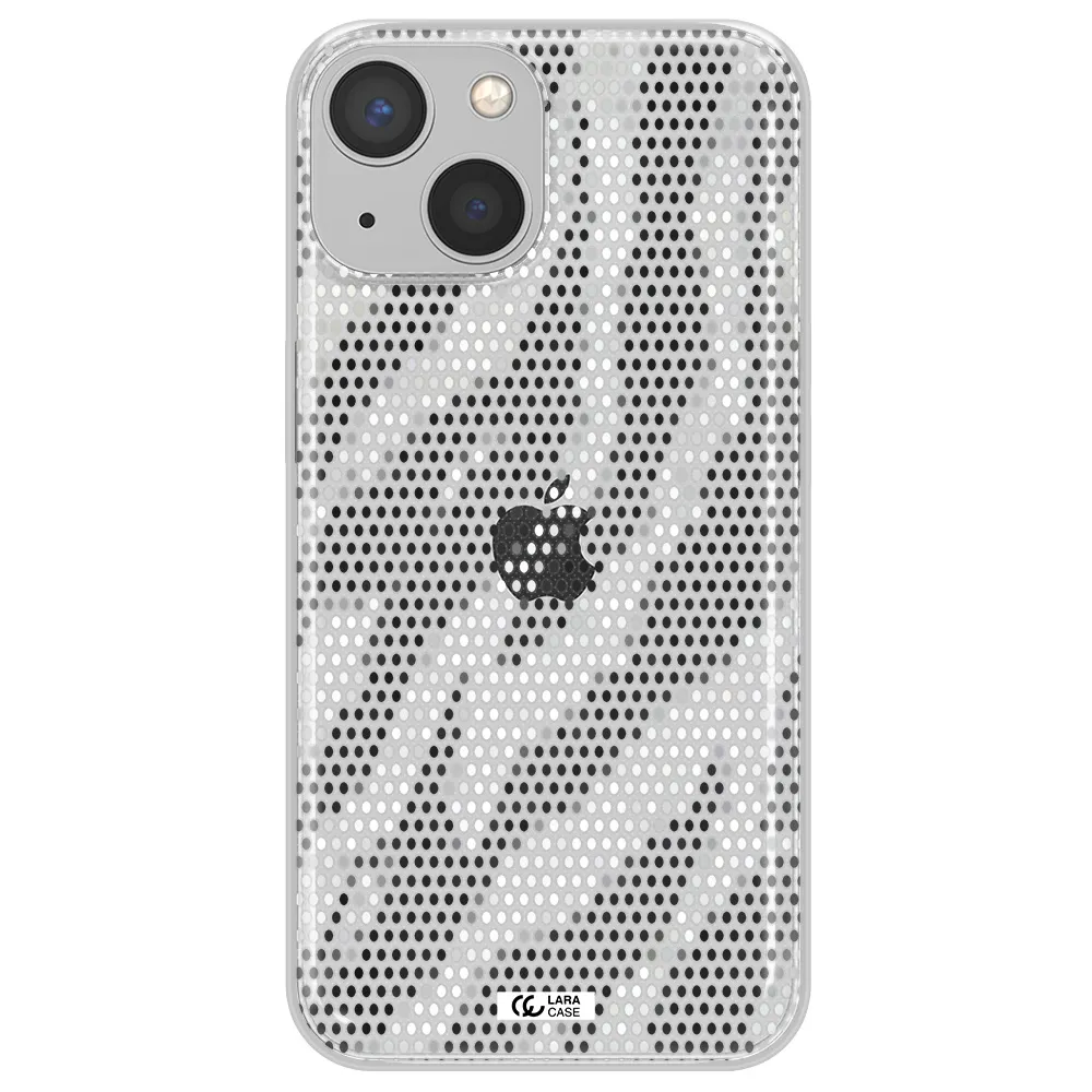 Zebra Dots Apple iPhone 13 mini Clear TPU Case