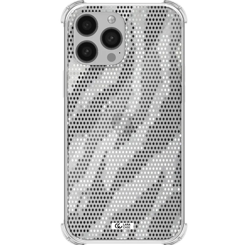 Zebra Dots Apple iPhone 13 Pro Max Clear PC Case