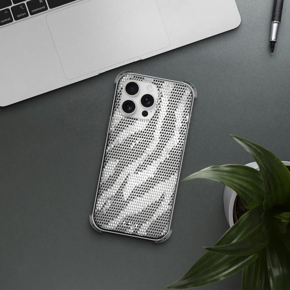 Zebra Dots Apple Iphone 16 Pro Max Clear Pc Case