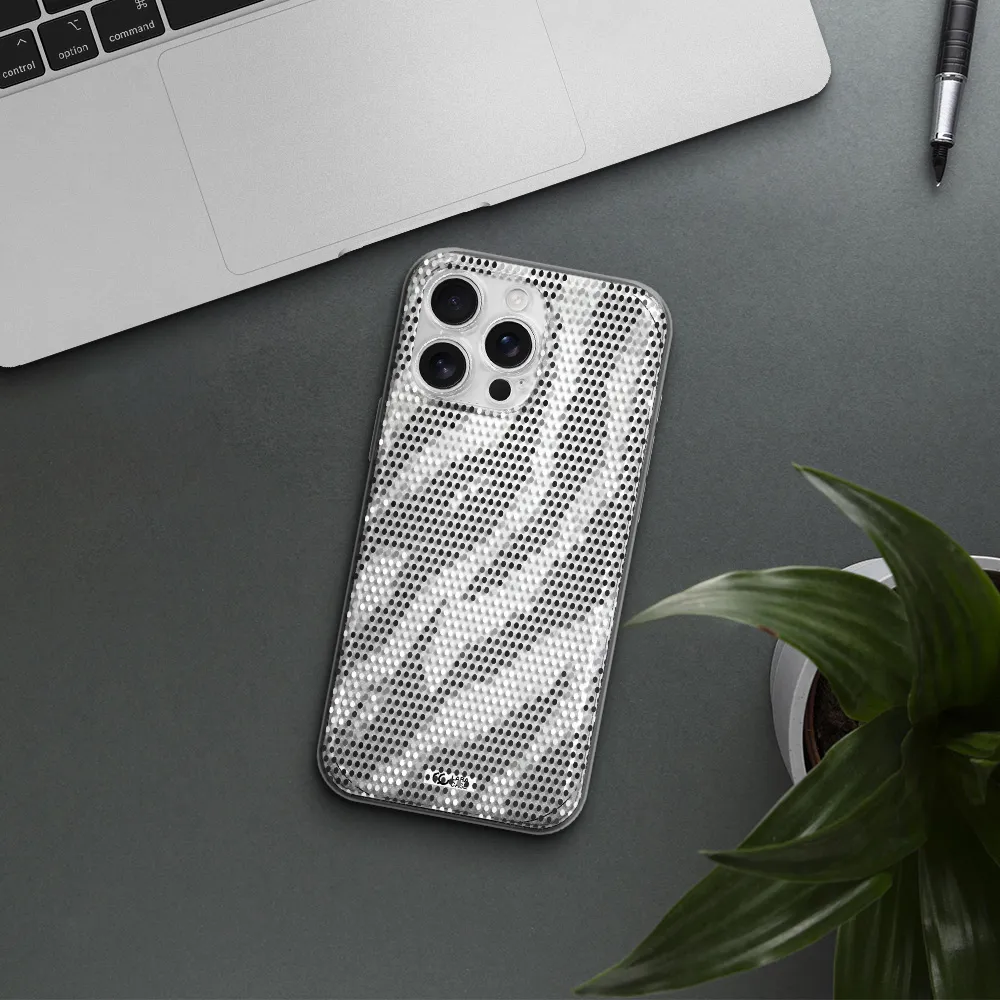 Zebra Dots Apple Iphone 16 Pro Max Clear Tpu Case