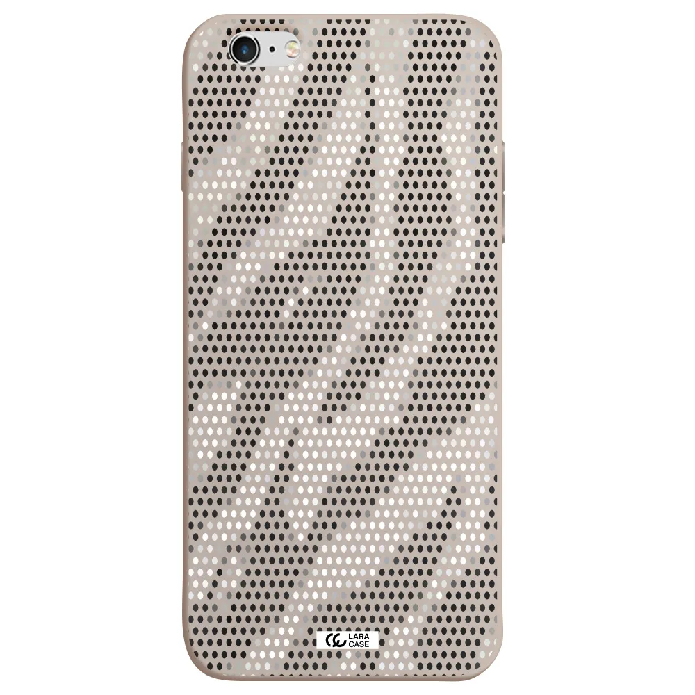 Zebra Dots Apple iPhone 6 plus Silicone Stone Case