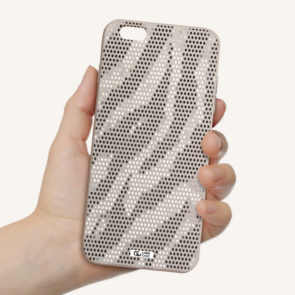 Zebra Dots Apple iPhone 6 plus Silicone Stone Case