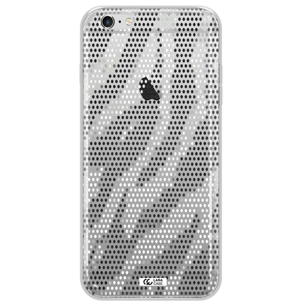 Zebra Dots Apple iPhone 6 s plus Clear TPU Case