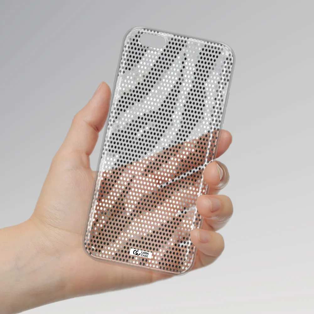 Zebra Dots Apple iPhone 6 s plus Clear TPU Case