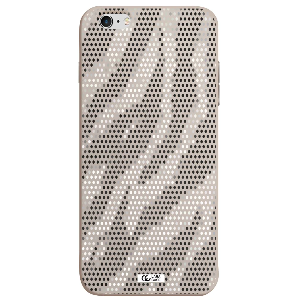 Zebra Dots Apple iPhone 6 s plus Silicone Stone Case