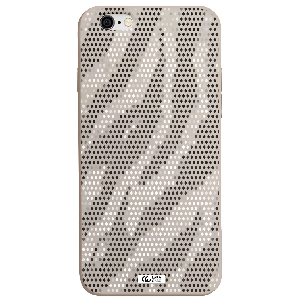 Zebra Dots Apple iPhone 6 Silicone Stone Case