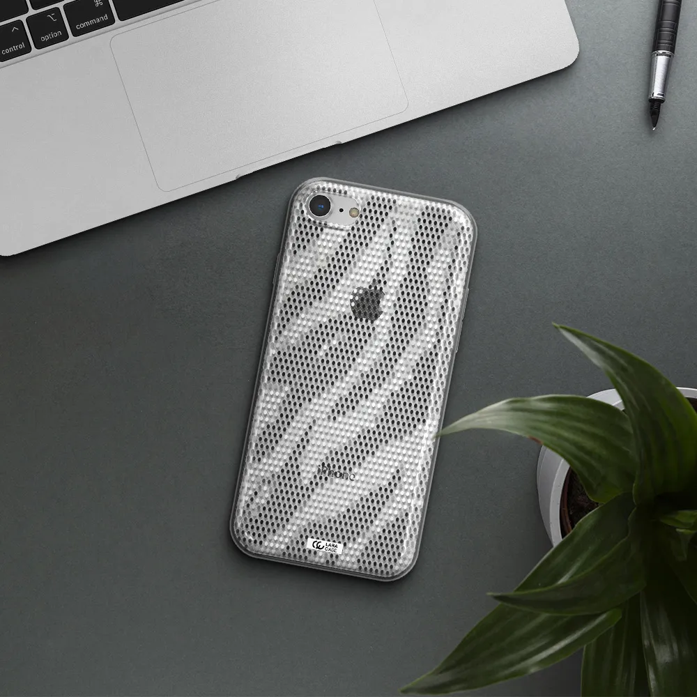 Zebra Dots Apple iPhone 7 Clear TPU Case