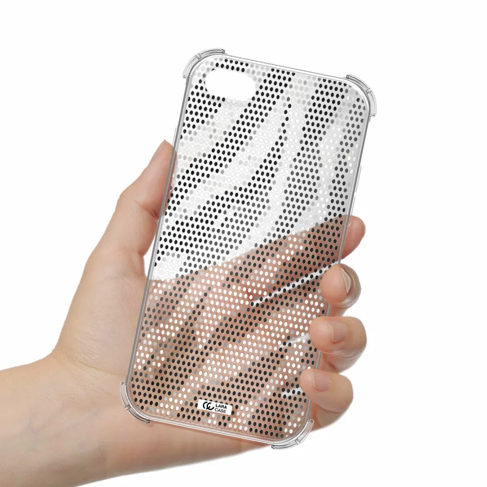 Zebra Dots Apple iPhone 8 Clear PC Case