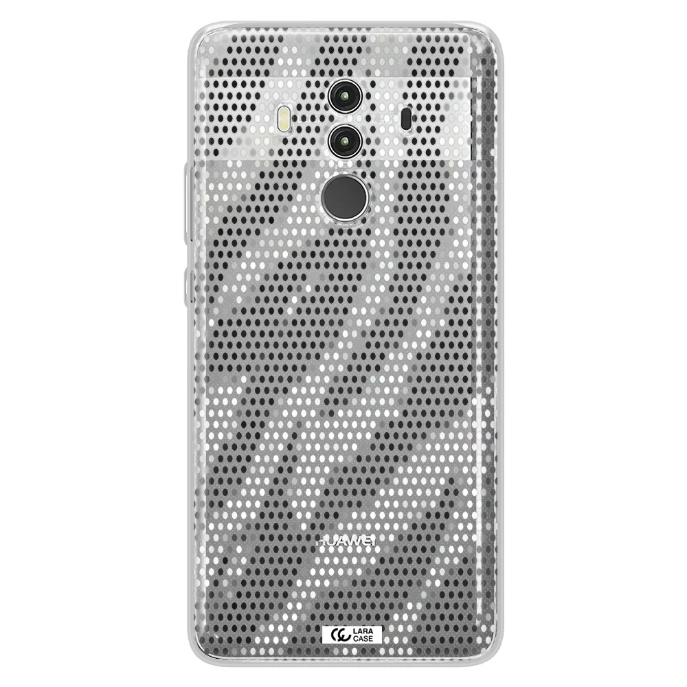 Zebra Dots Huawei Mate 10 Clear TPU Case