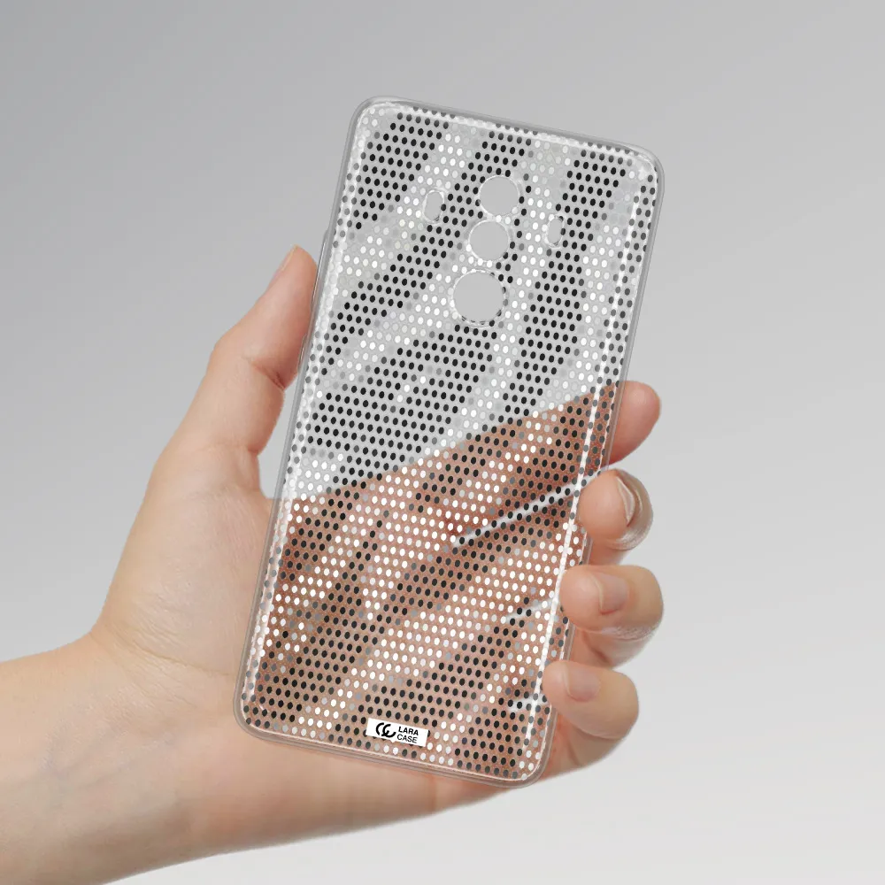 Zebra Dots Huawei Mate 10 Clear TPU Case