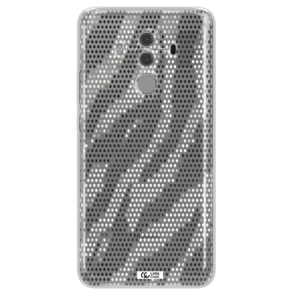 Zebra Dots Huawei Mate 10 Pro Clear TPU Case