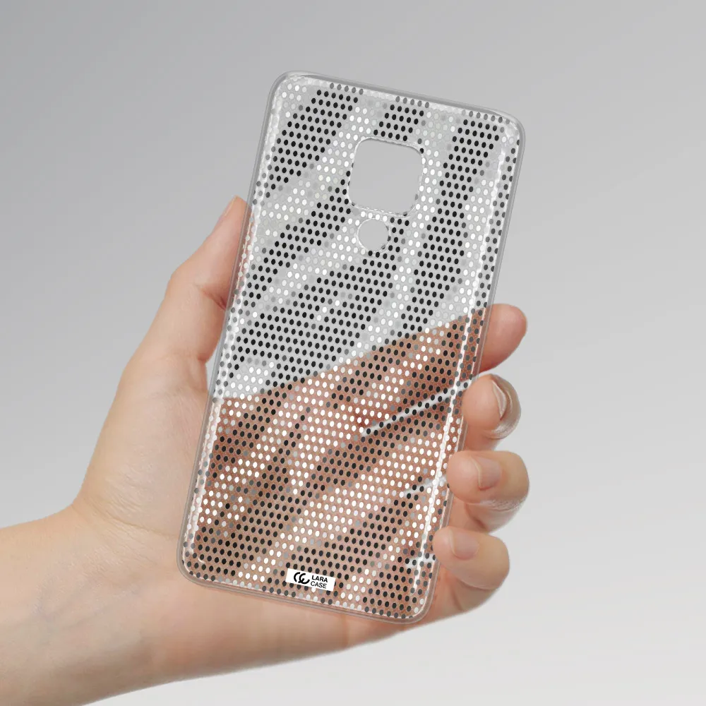 Zebra Dots Huawei Mate 20X Clear TPU Case