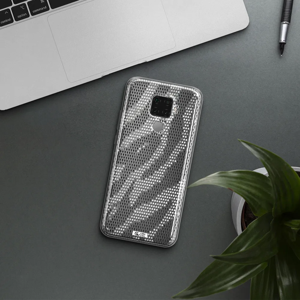 Zebra Dots Huawei Mate 30 Lite Clear TPU Case