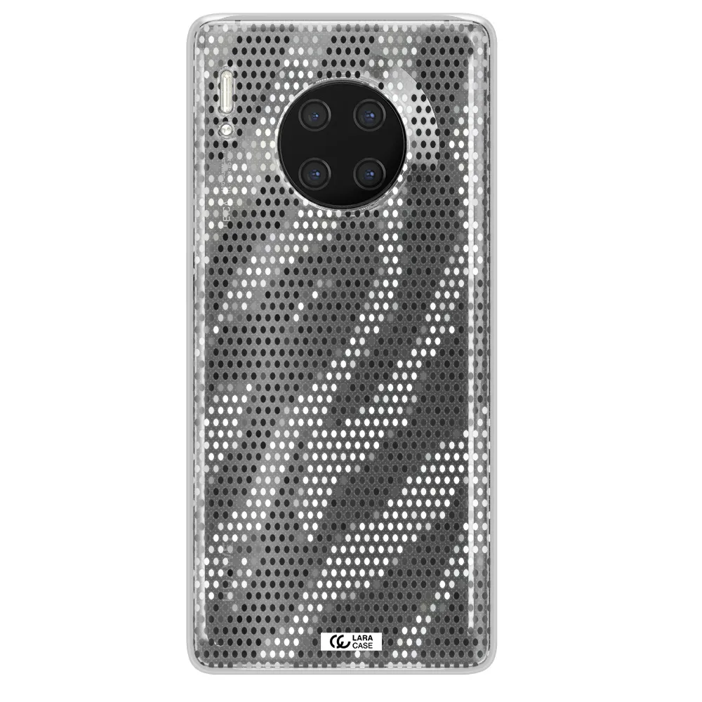 Zebra Dots Huawei Mate 30 Pro Clear TPU Case