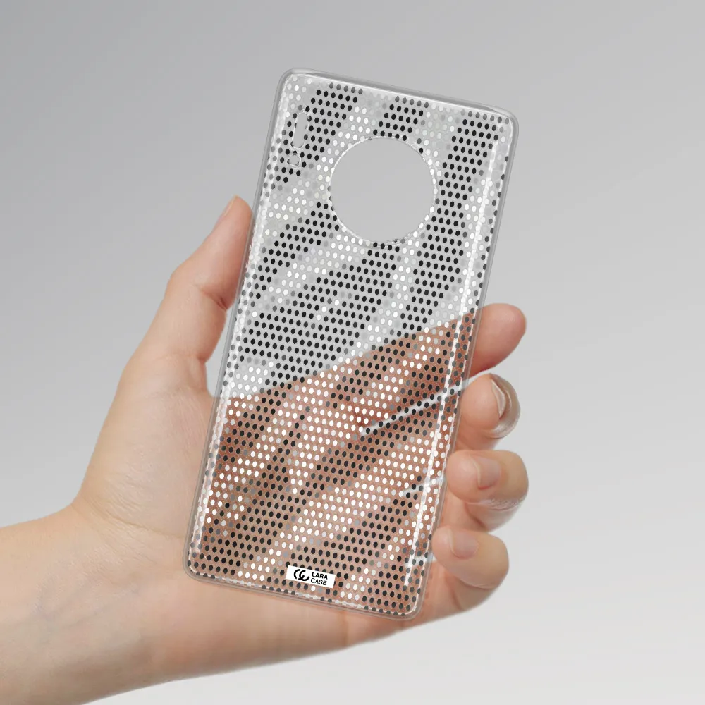 Zebra Dots Huawei Mate 30 Pro Clear TPU Case