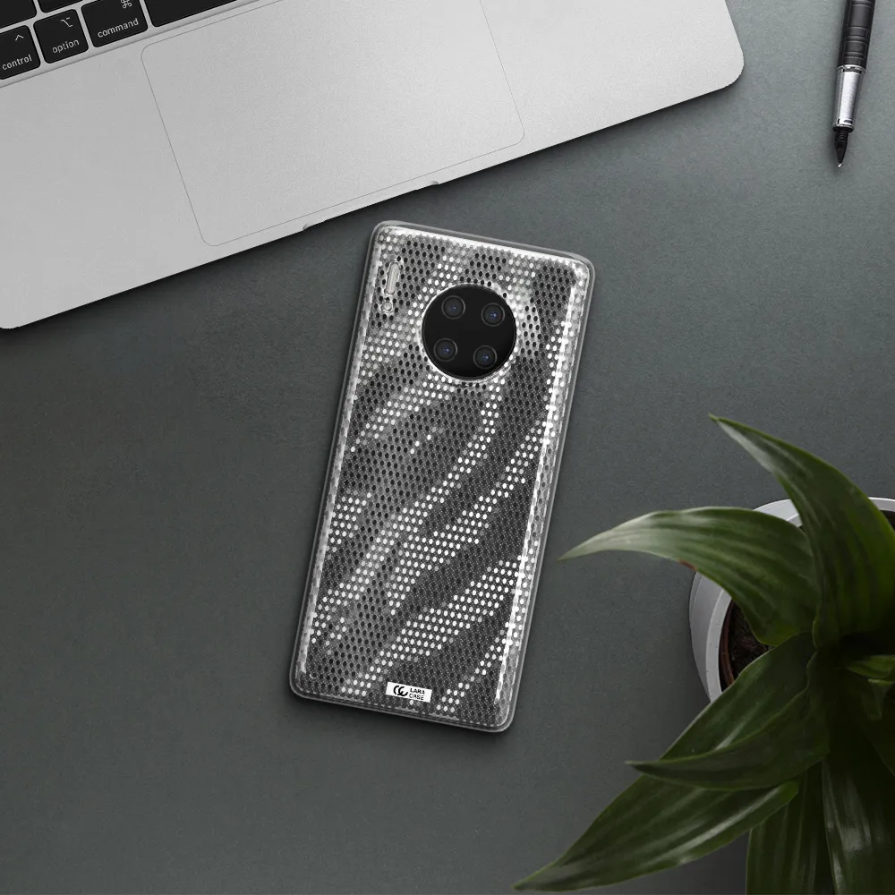 Zebra Dots Huawei Mate 30 Pro Clear TPU Case