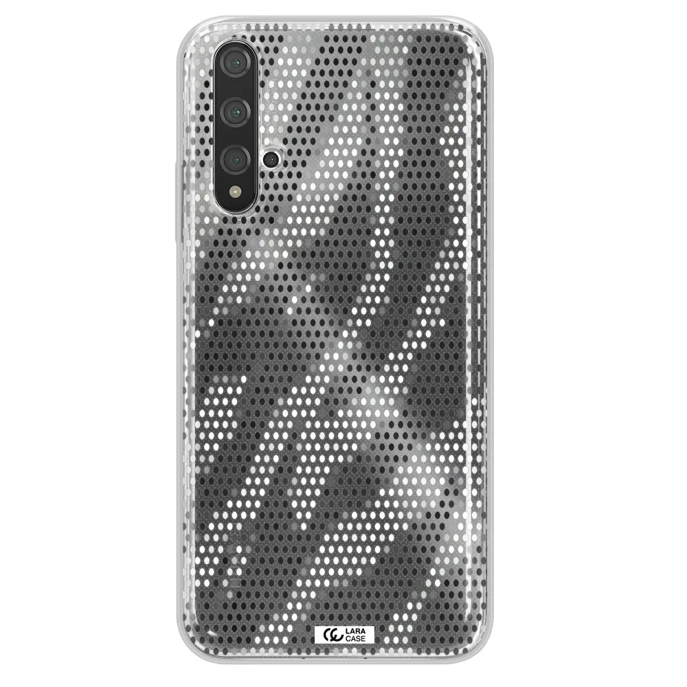 Zebra Dots Huawei Nova 5t Clear TPU Case