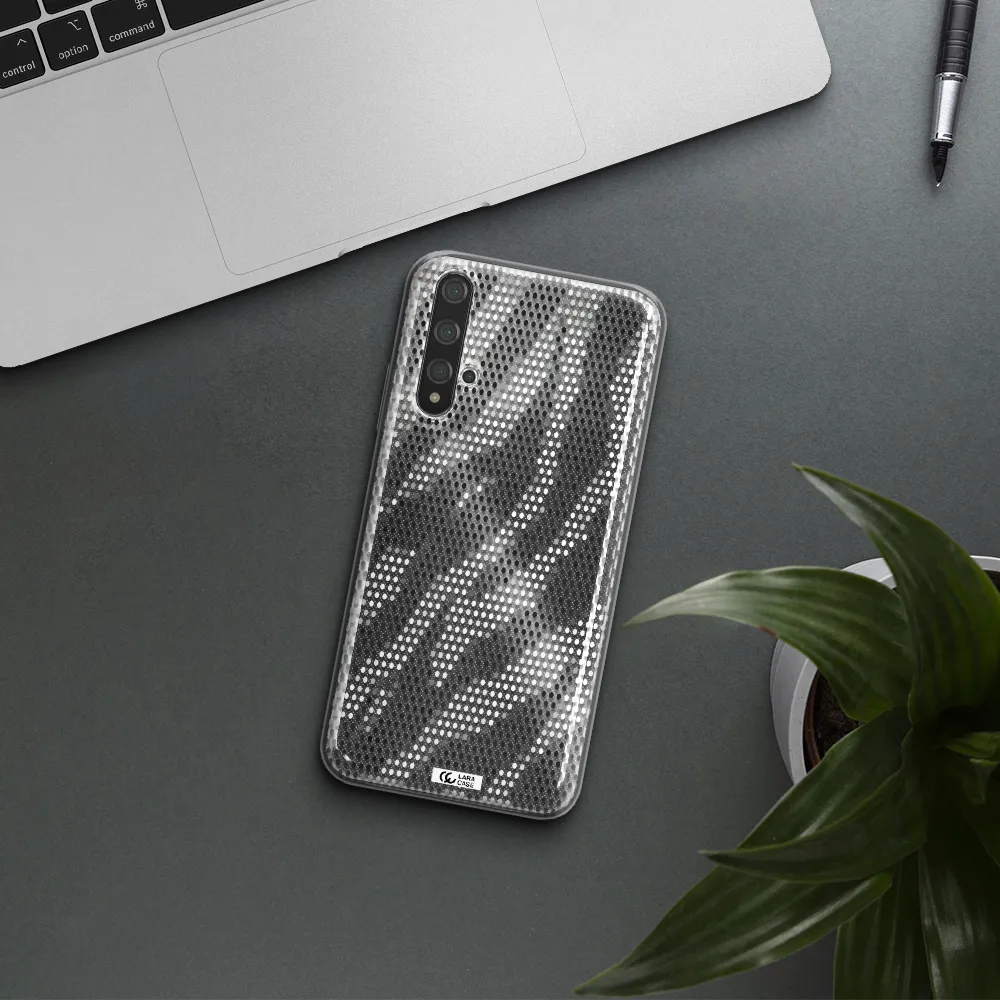 Zebra Dots Huawei Nova 5t Clear TPU Case