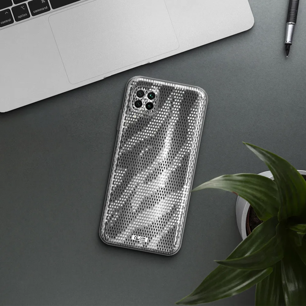 Zebra Dots Huawei Nova 7I Clear Tpu Case