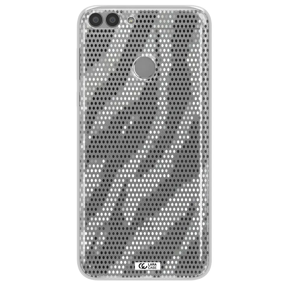 Zebra Dots Huawei P Smart 2017 Clear TPU Case