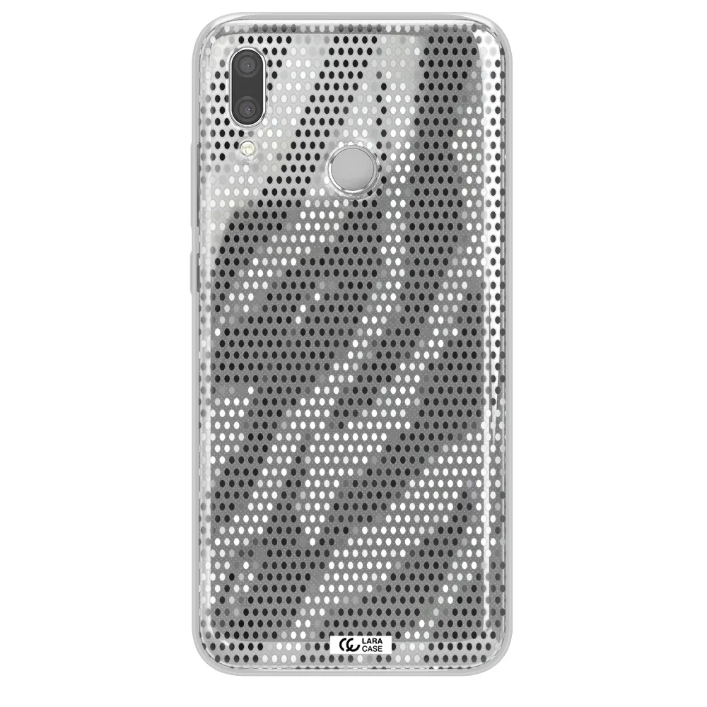 Zebra Dots Huawei P Smart 2019 Clear TPU Case