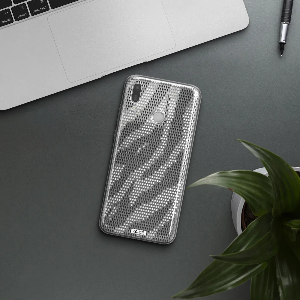 Zebra Dots Huawei P Smart 2019 Clear TPU Case