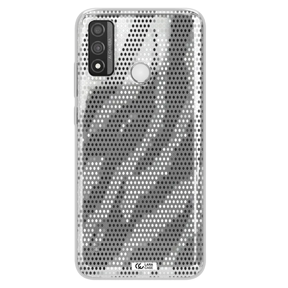 Zebra Dots Huawei P Smart 2020 Clear TPU Case