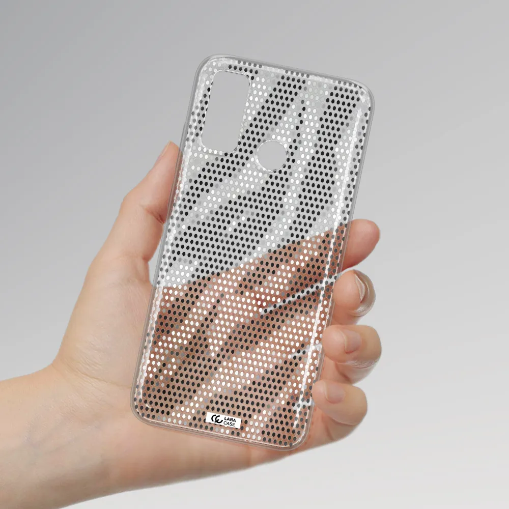 Zebra Dots Huawei P Smart 2020 Clear TPU Case